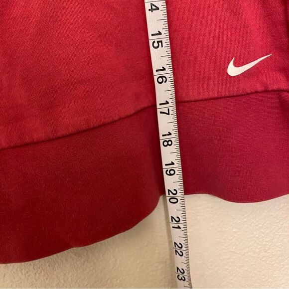 Nike Pro Dri-FIT Get Fit Crew Sweatshirt crop red DD1955-615 woman’s L - Picture 9 of 10